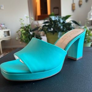 Brand new, Jessica Simpson sandal size 10 aqua